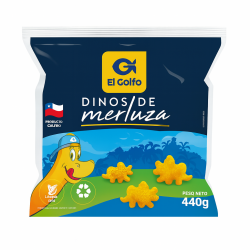 Dinodorados de Merluza Congelados El Golfo 440 g – Crujientes y Deliciosos