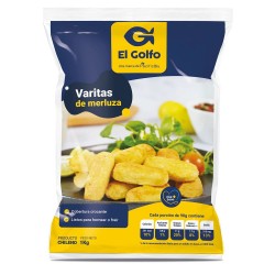 Varitas Doradas de Merluza Congeladas El Golfo – Apanado Perfecto y Sabor Único