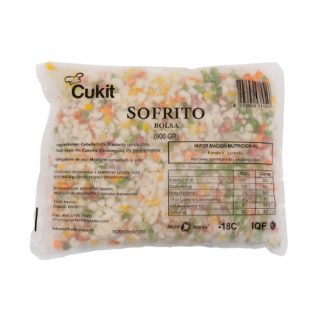 ✅ Sofrito Congelado 500 g – Base de Verduras para Cocinar Rápido y Sabroso
