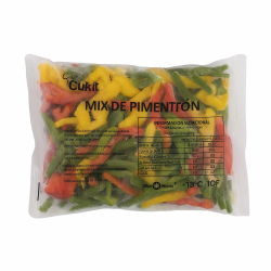 ✅ Mix de Pimentón Juliana 500 g – Tricolor Congelado, Ideal para Cocina Rápida y Saludable