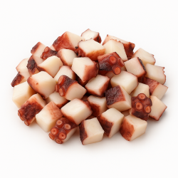 Tentáculos de Jibia Cocidos Picados – Calidad y Sabor Listo para Cocinar